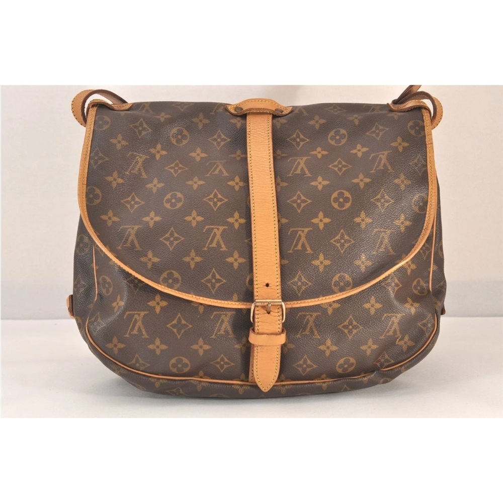 Louis Vuitton Tan and Brown Monogram Crossbody Bag